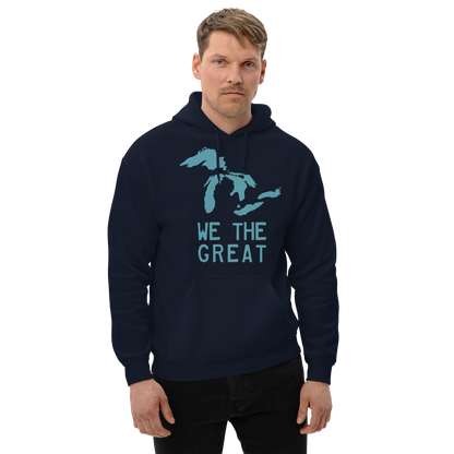 Great Lakes 'We the Great' Hoodie (Huron Blue) | Unisex Standard