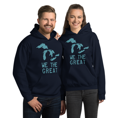 Great Lakes 'We the Great' Hoodie (Huron Blue) | Unisex Standard