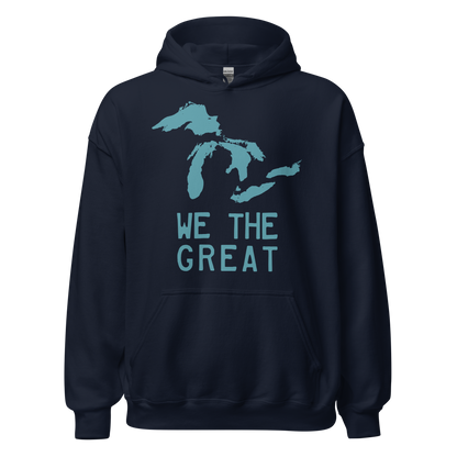 Great Lakes 'We the Great' Hoodie (Huron Blue) | Unisex Standard