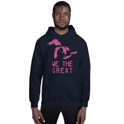 Great Lakes 'We the Great' Hoodie (Apple Blossom Pink) | Unisex Standard