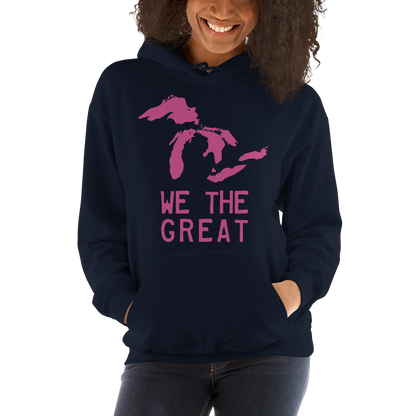 Great Lakes 'We the Great' Hoodie (Apple Blossom Pink) | Unisex Standard