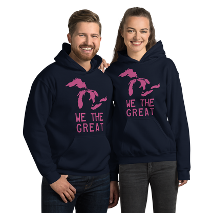 Great Lakes 'We the Great' Hoodie (Apple Blossom Pink) | Unisex Standard