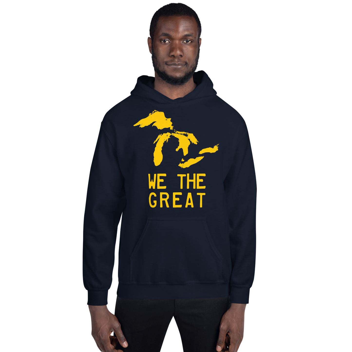 Great Lakes 'We the Great' Hoodie (Gold) | Unisex Standard