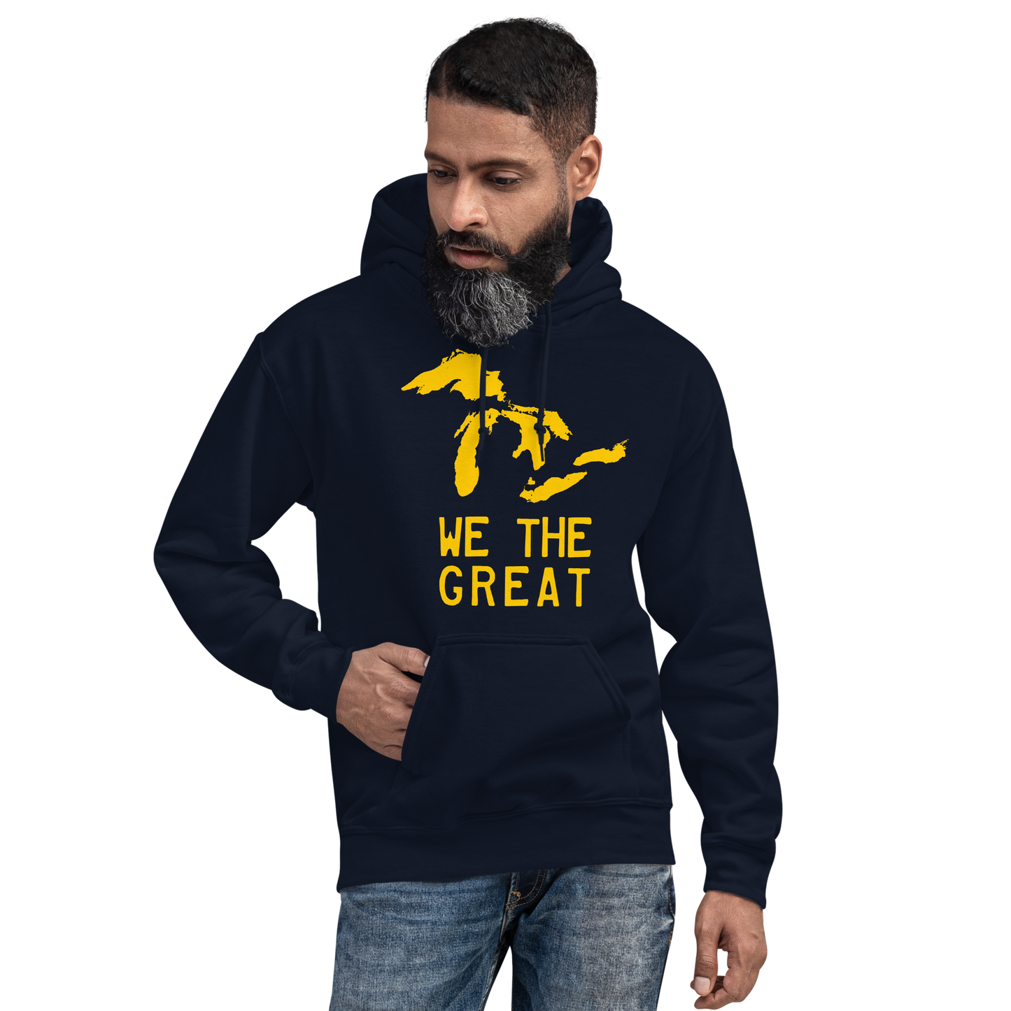 Great Lakes 'We the Great' Hoodie (Gold) | Unisex Standard