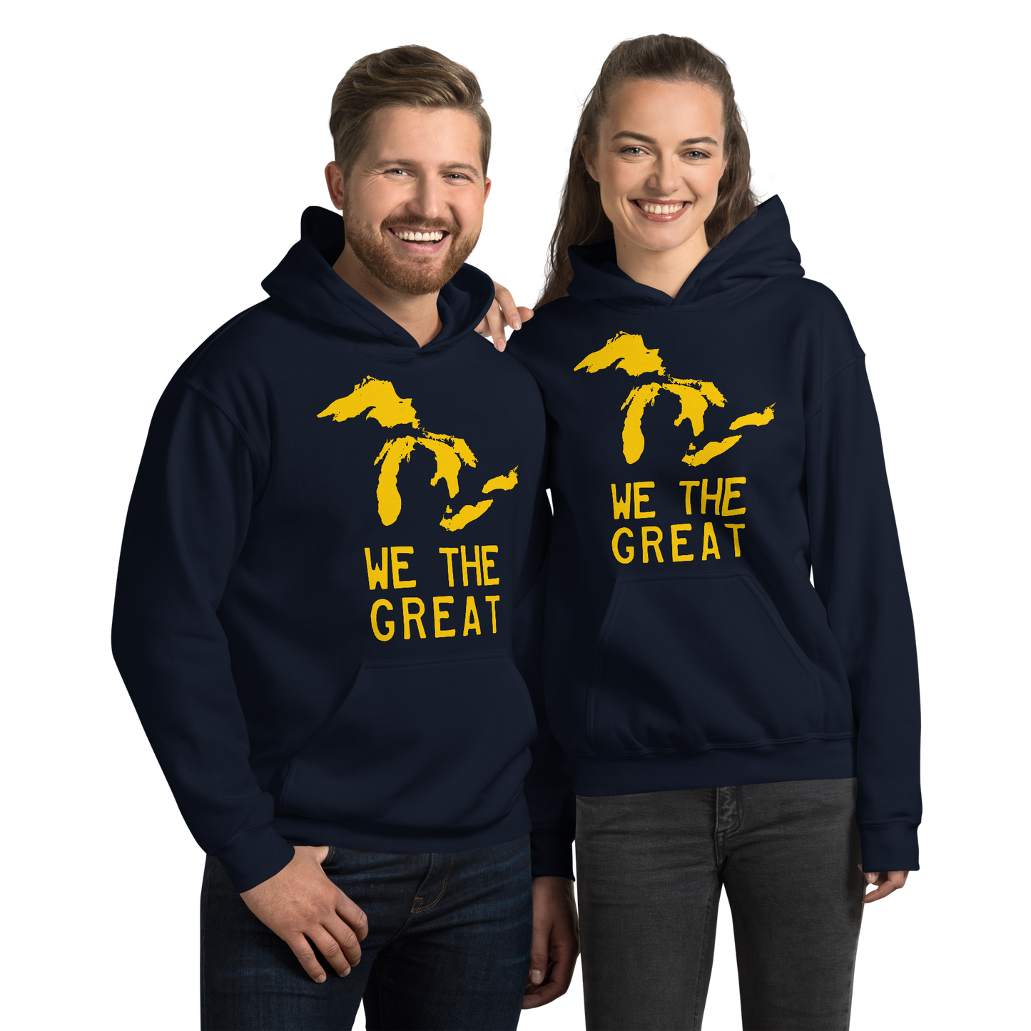 Great Lakes 'We the Great' Hoodie (Gold) | Unisex Standard