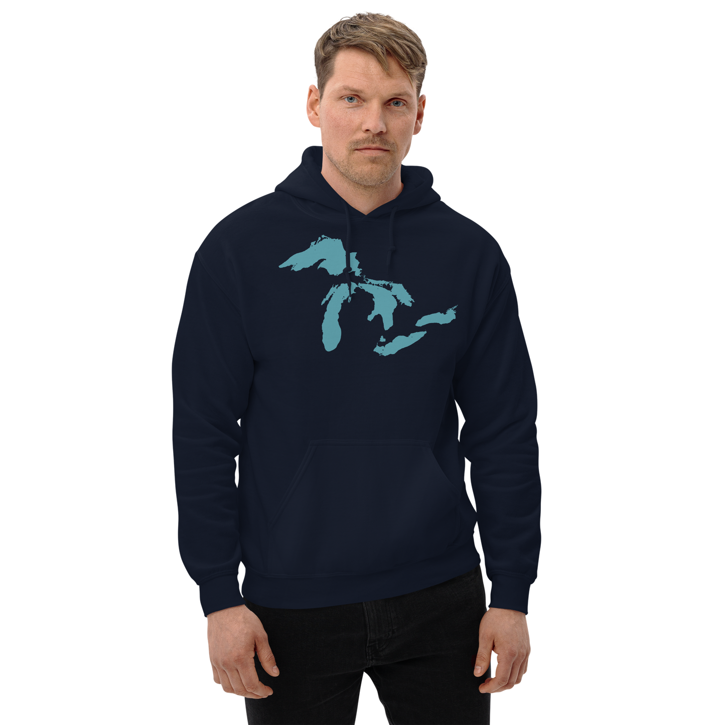 Great Lakes Hoodie (Huron Blue) | Unisex Standard