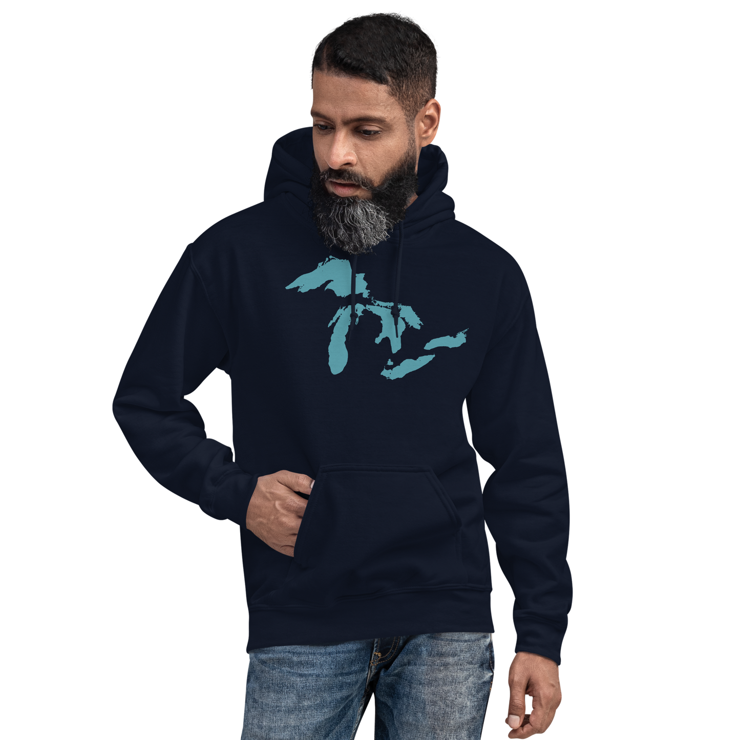 Great Lakes Hoodie (Huron Blue) | Unisex Standard