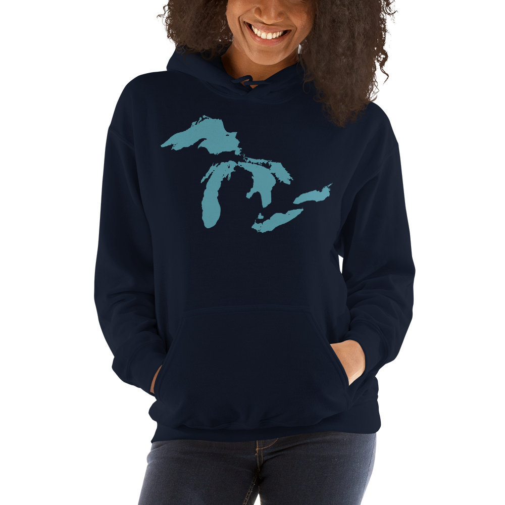 Great Lakes Hoodie (Huron Blue) | Unisex Standard