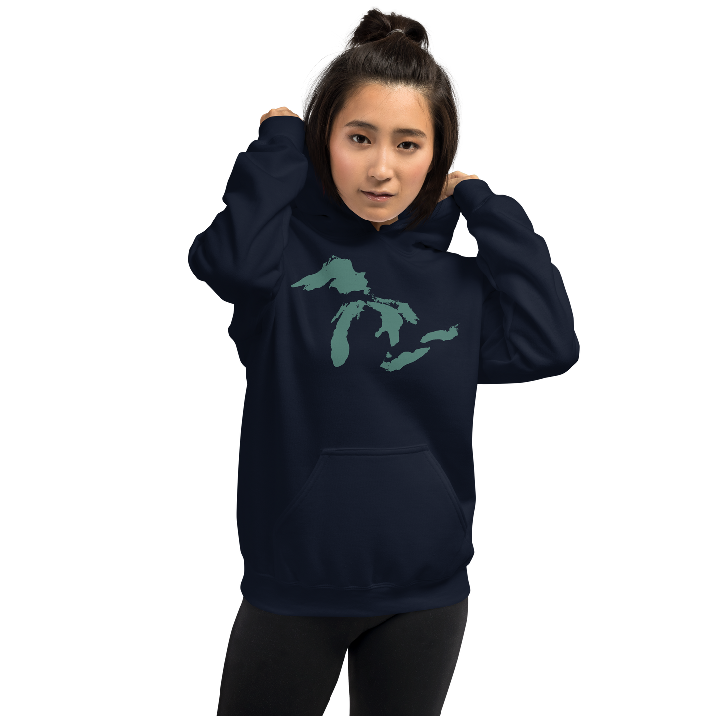 Great Lakes Hoodie (Copper Green) | Unisex Standard