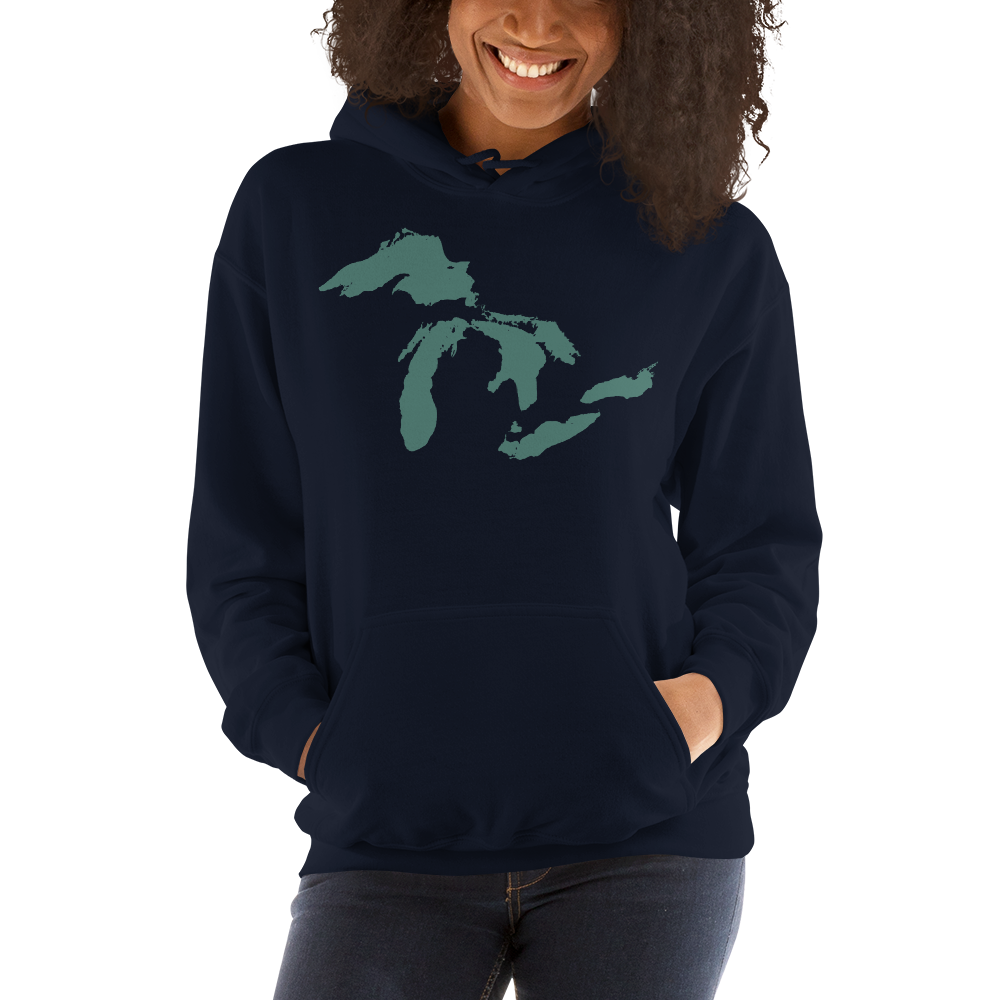 Great Lakes Hoodie (Copper Green) | Unisex Standard