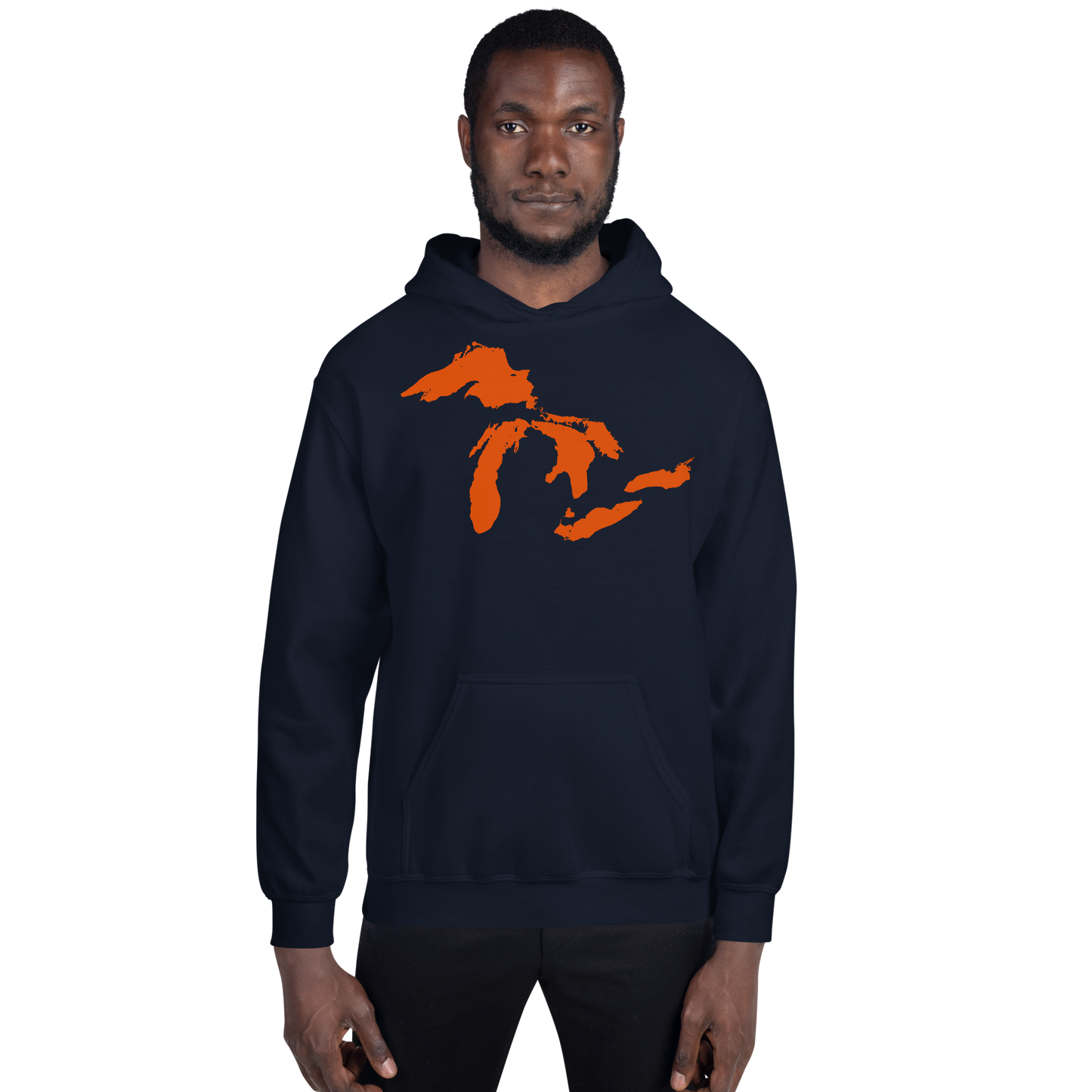 Great Lakes Hoodie (Maple Leaf Orange) | Unisex Standard