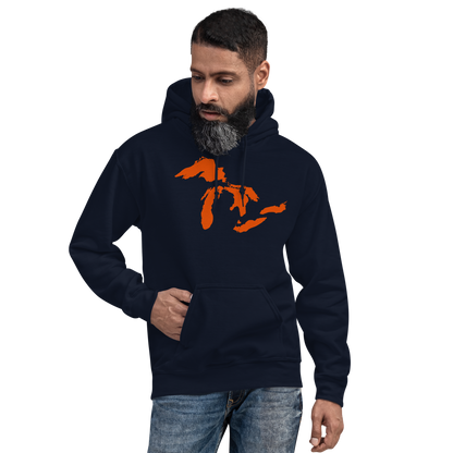 Great Lakes Hoodie (Maple Leaf Orange) | Unisex Standard