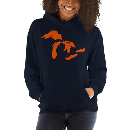 Great Lakes Hoodie (Maple Leaf Orange) | Unisex Standard