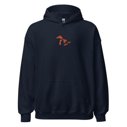 Great Lakes Hoodie (Maple Leaf Orange) | Unisex Standard - Emb.