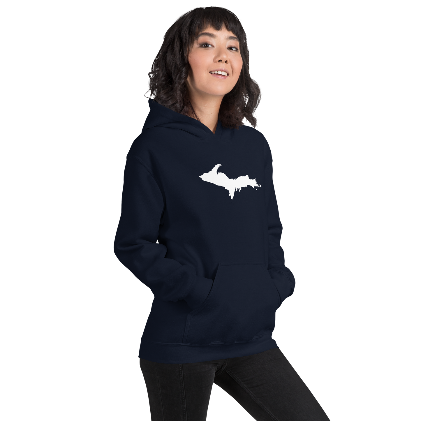 Michigan Upper Peninsula Hoodie (w/ UP Outline) | Unisex Standard