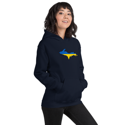 Michigan Upper Peninsula Hoodie (w/ UP Ukraine Outline) | Unisex Standard