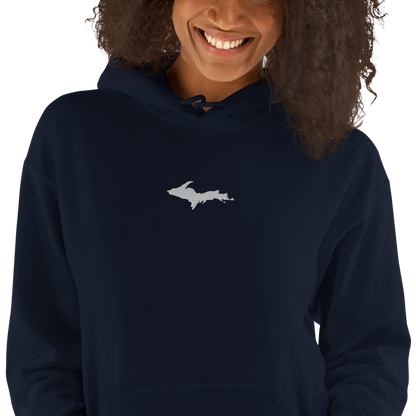 Michigan Upper Peninsula Hoodie (w/ Embroidered UP Outline) | Unisex Standard