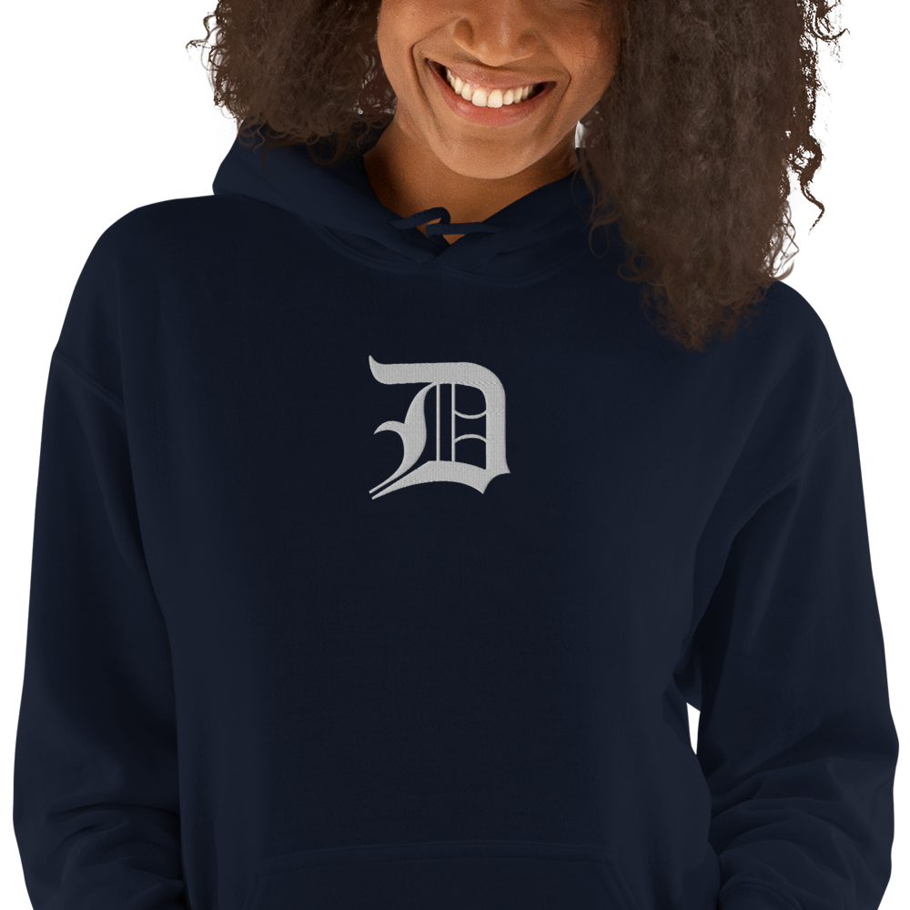 Detroit 'Old English D' Hoodie | Unisex Standard - Emb.