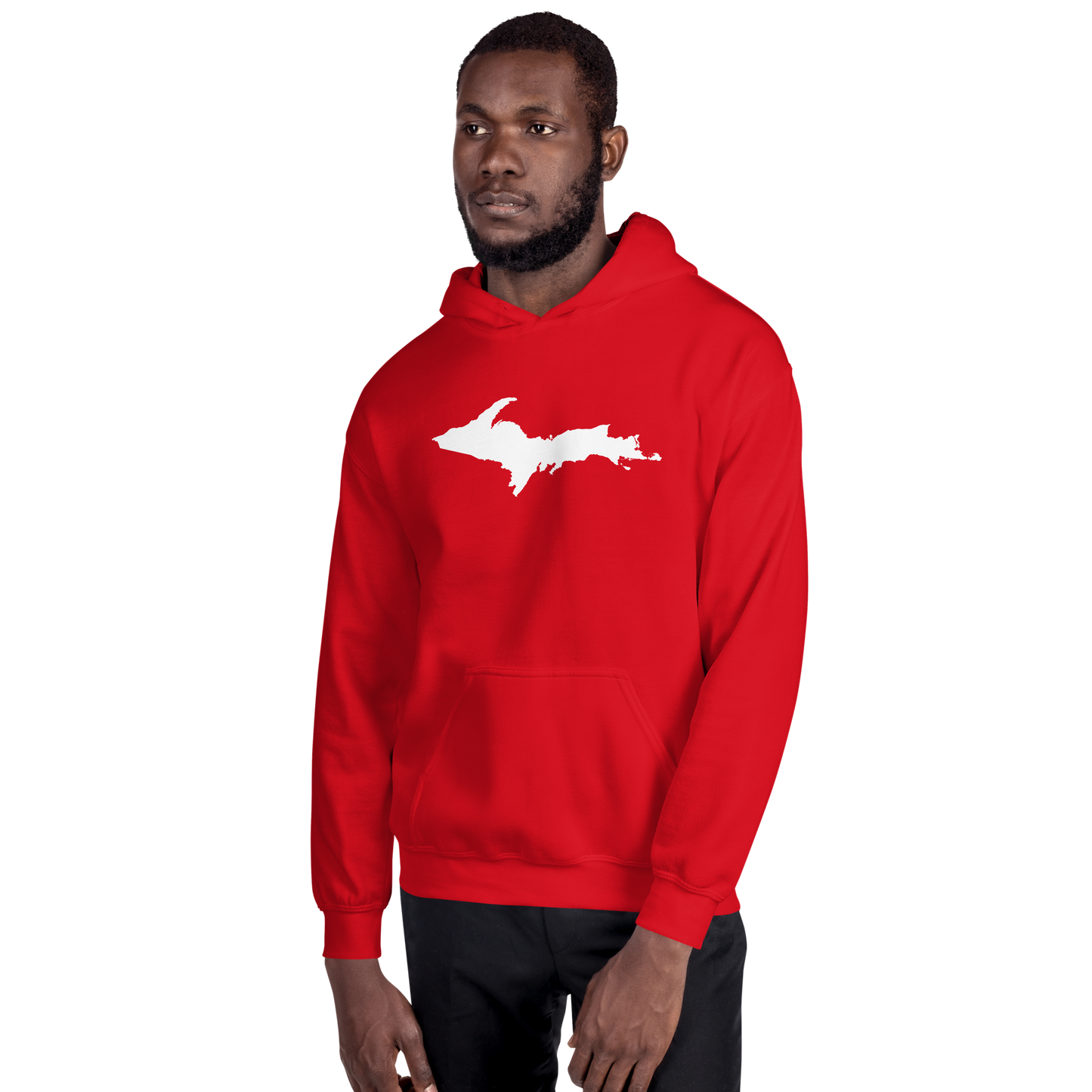 Michigan Upper Peninsula Hoodie (w/ UP Outline) | Unisex Standard