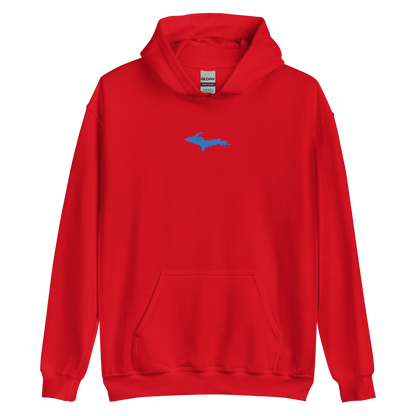 Michigan Upper Peninsula Hoodie (w/ Embroidered Azure UP Outline) | Unisex Standard