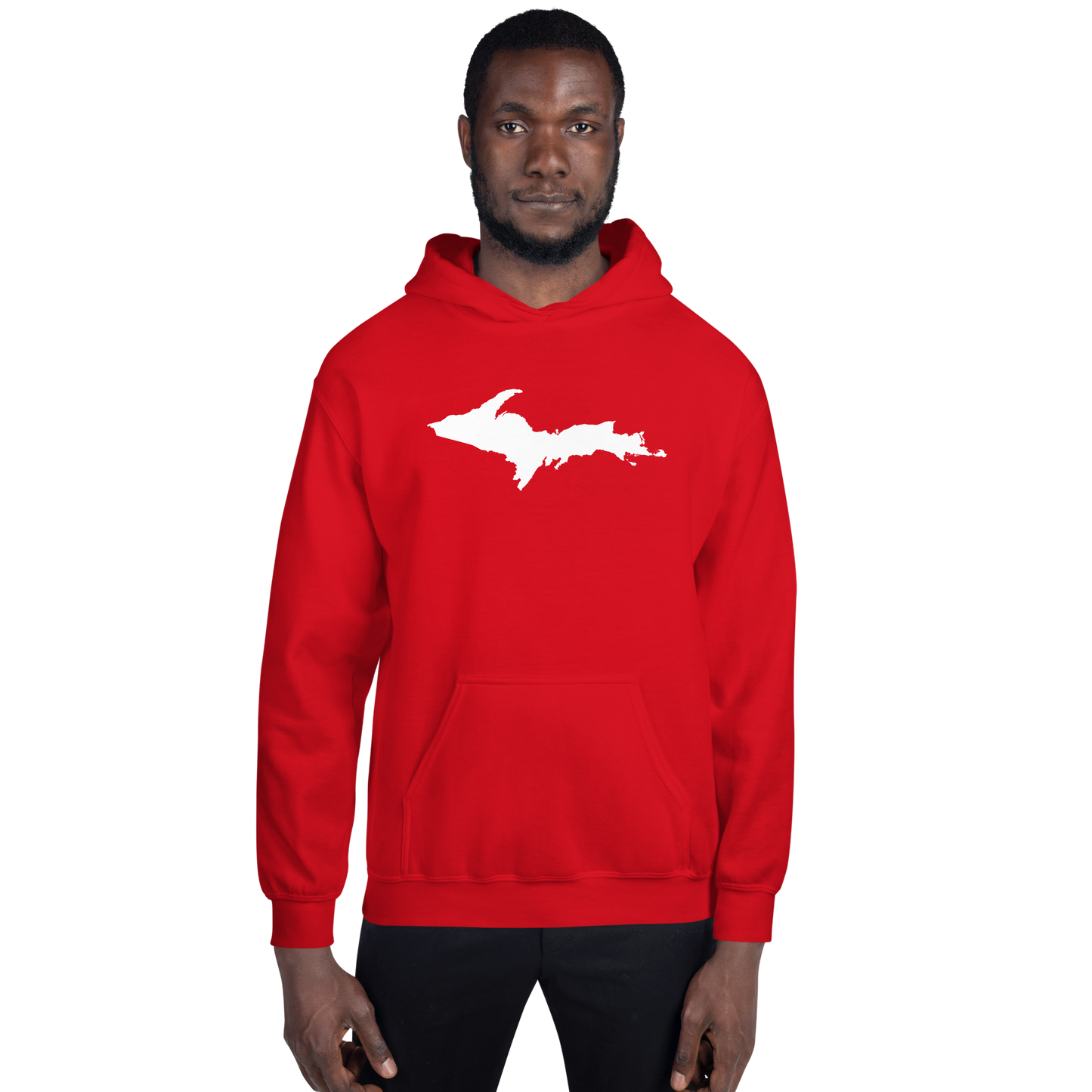 Michigan Upper Peninsula Hoodie (w/ UP Outline) | Unisex Standard