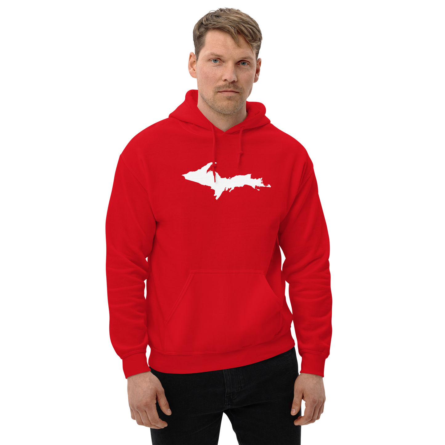 Michigan Upper Peninsula Hoodie (w/ UP Outline) | Unisex Standard