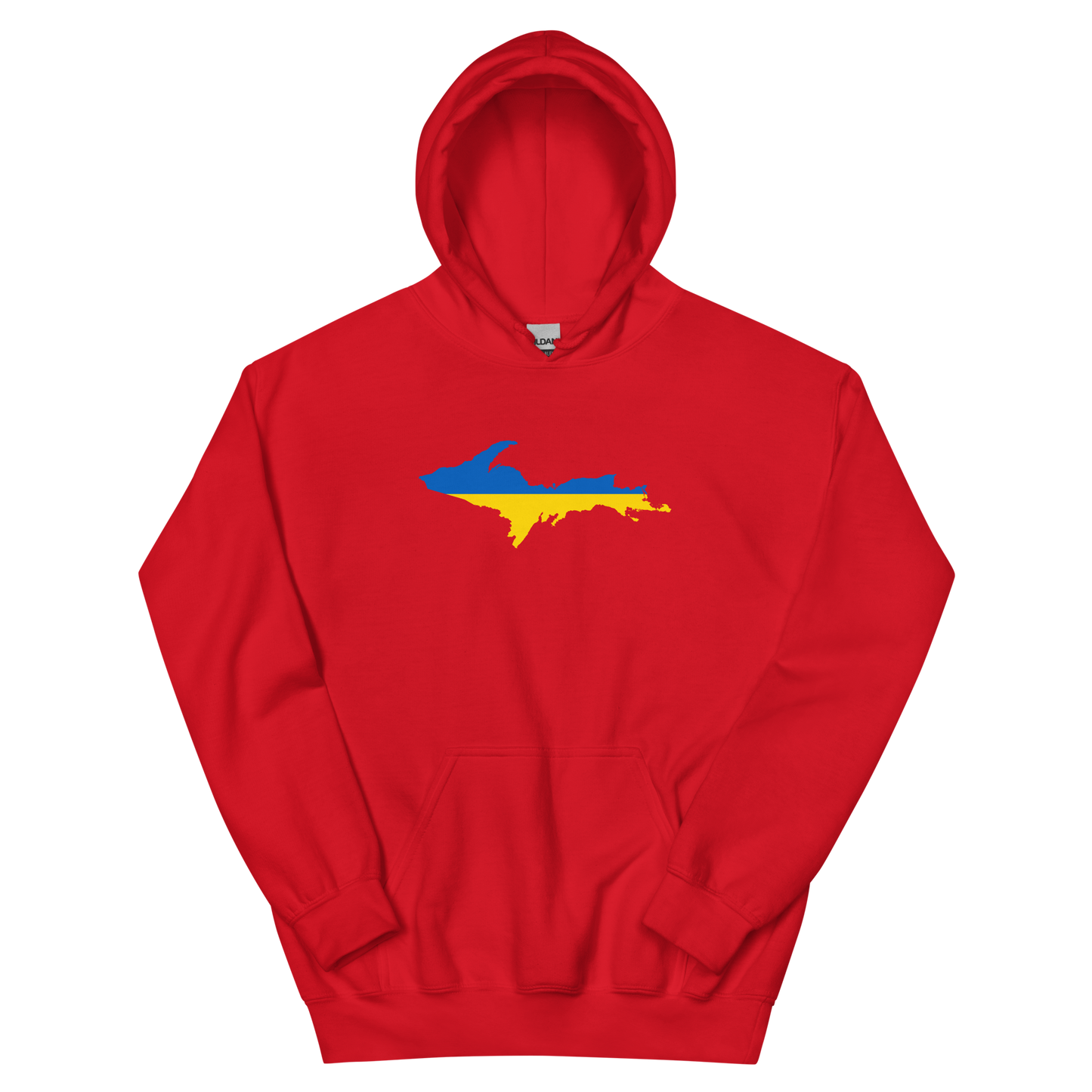 Michigan Upper Peninsula Hoodie (w/ UP Ukraine Outline) | Unisex Standard