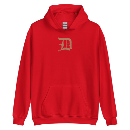 Detroit 'Old English D' Hoodie (Copper Color) | Unisex Standard - Emb.