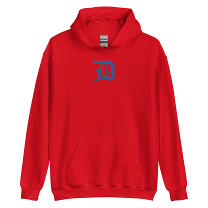 Detroit 'Old English D' Hoodie (Azure) | Unisex Standard - Emb.