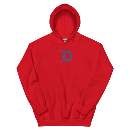 Detroit 'Old English D' Hoodie (Azure) | Unisex Standard - Emb.