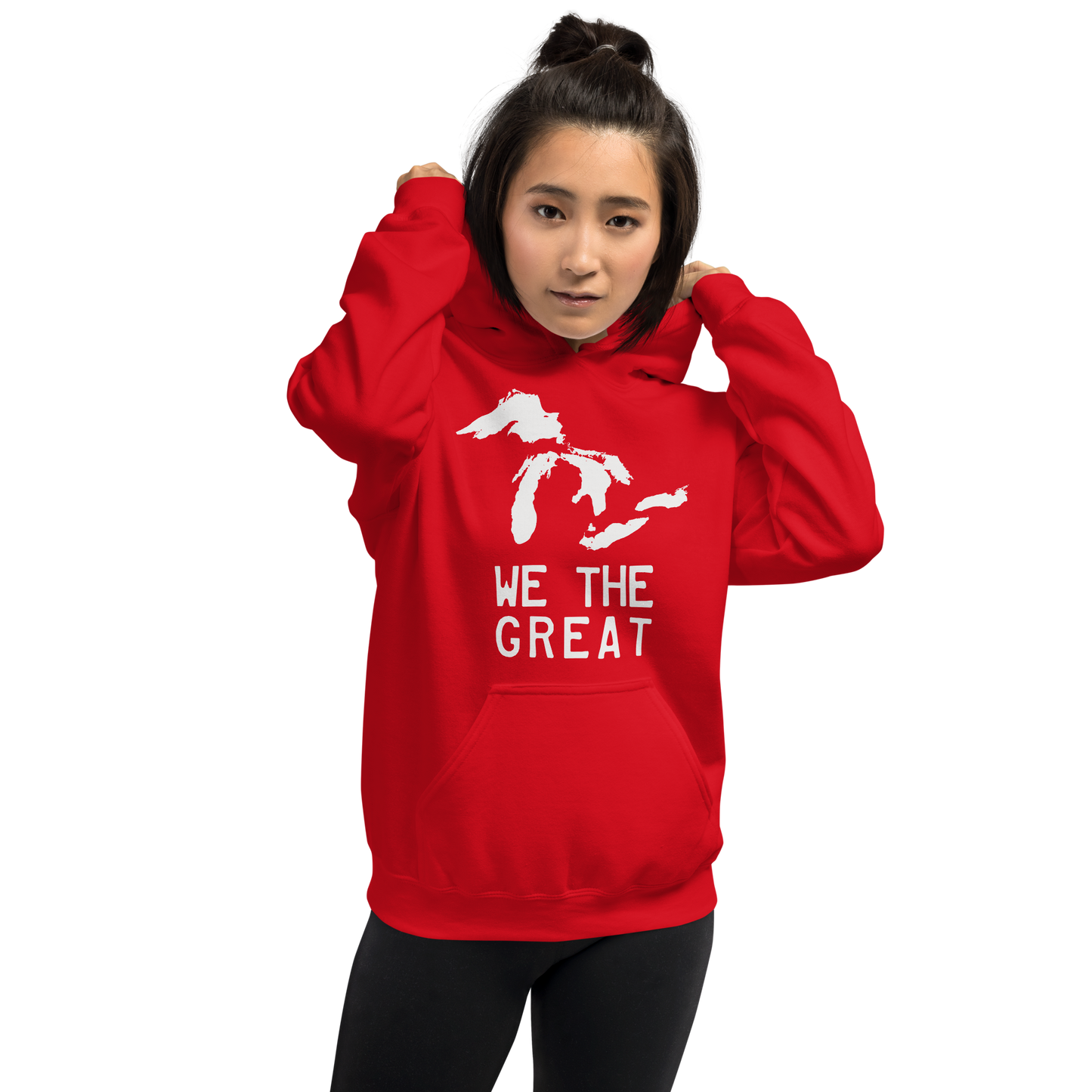 Great Lakes 'We The Great' Hoodie (Birch Bark White) | Unisex Standard