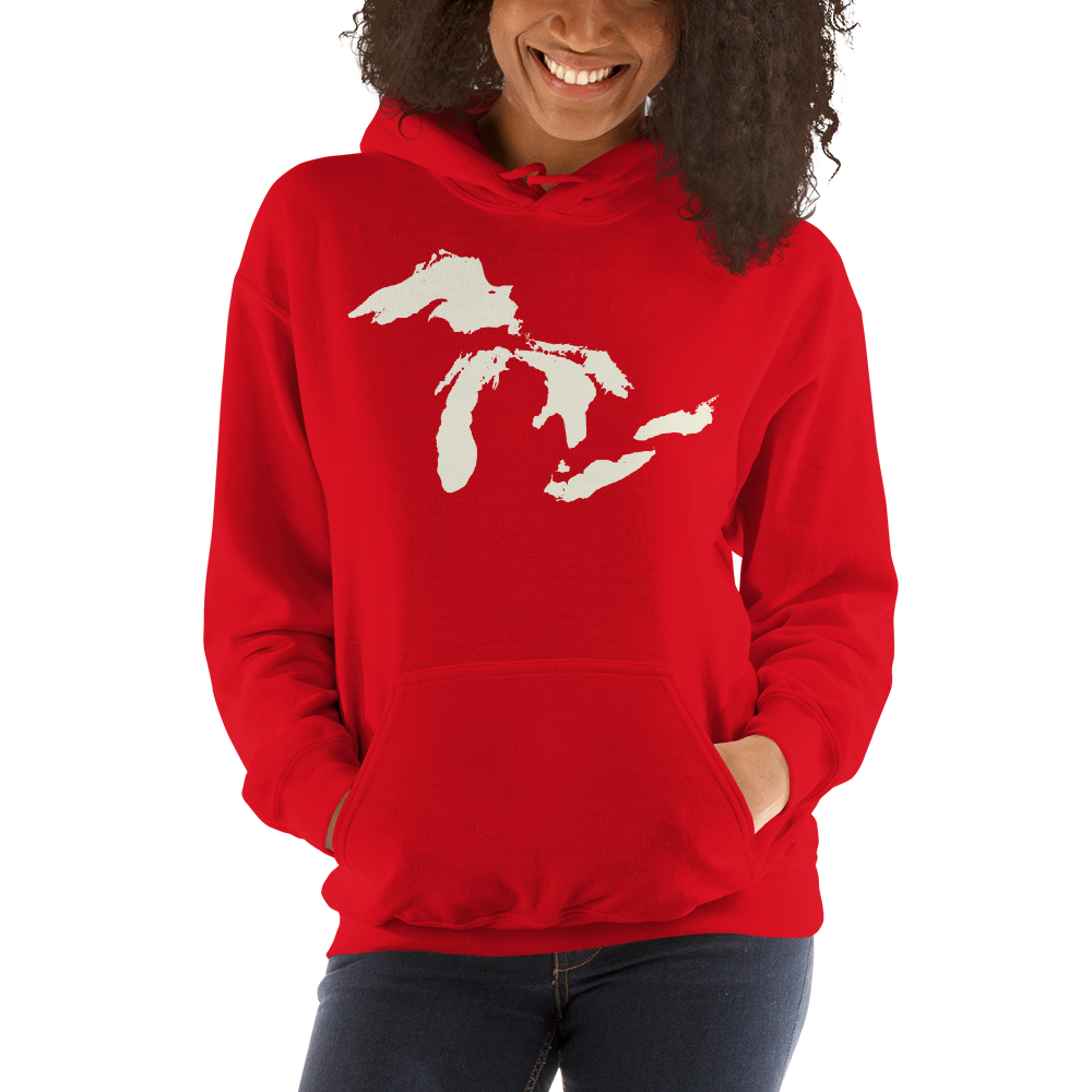 Great Lakes Hoodie (Ivory White) | Unisex Standard