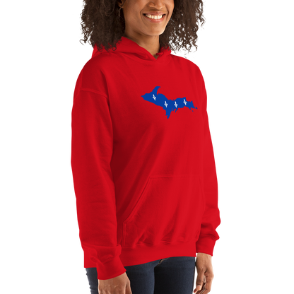 Michigan Upper Peninsula Hoodie (w/ UP Quebec Flag Outline) | Unisex Standard