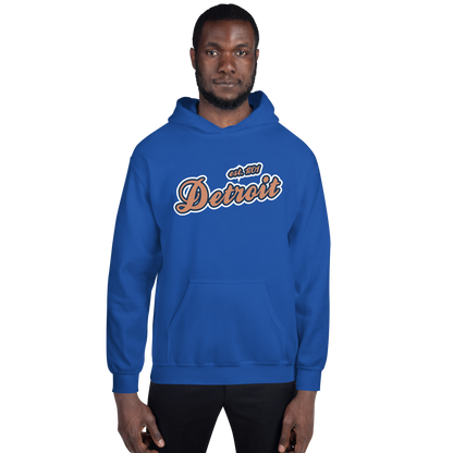 'Detroit EST. 1701' Hoodie (Copper Script Font) | Unisex Standard