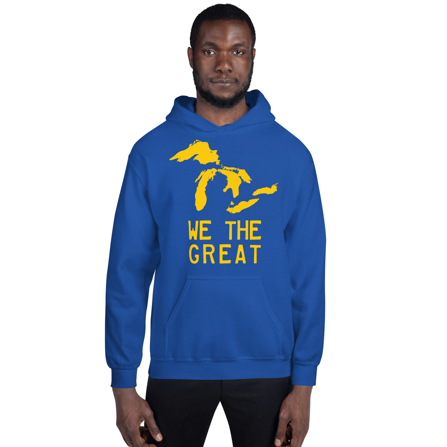 Great Lakes 'We the Great' Hoodie (Gold) | Unisex Standard