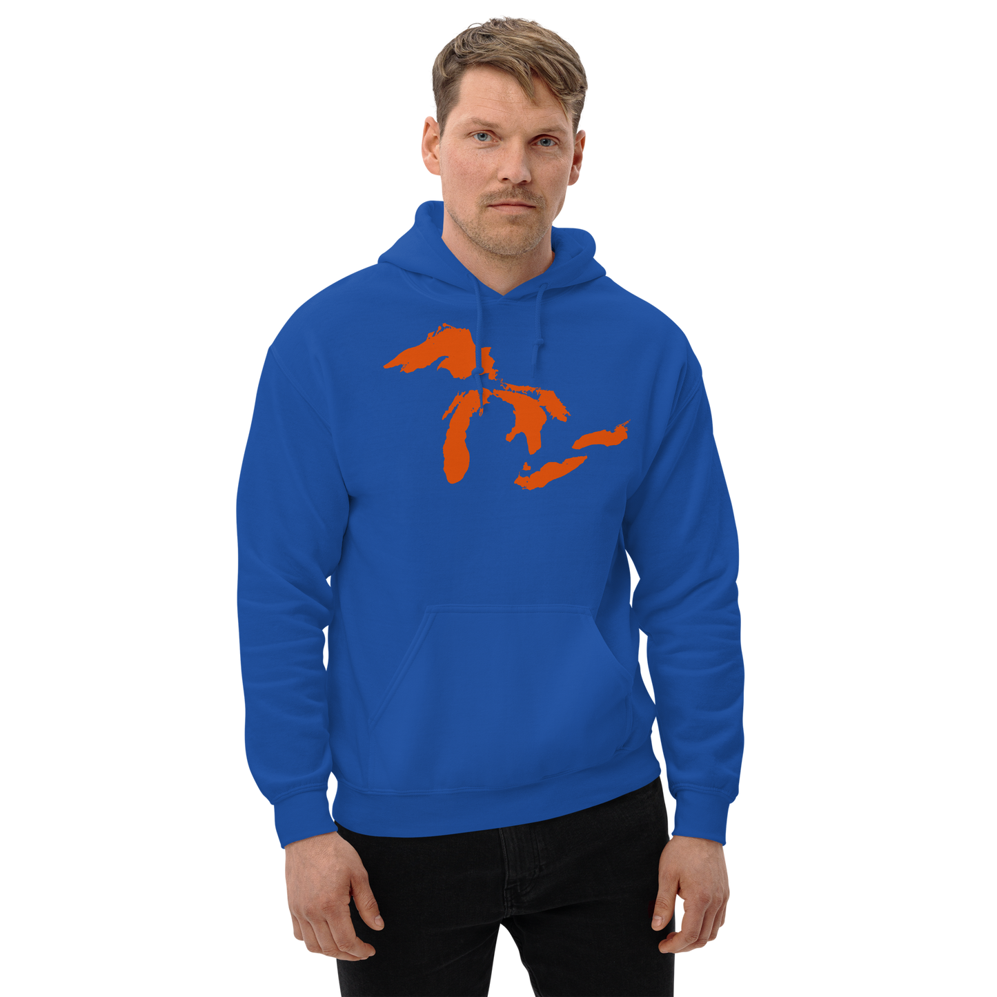 Great Lakes Hoodie (Maple Leaf Orange) | Unisex Standard