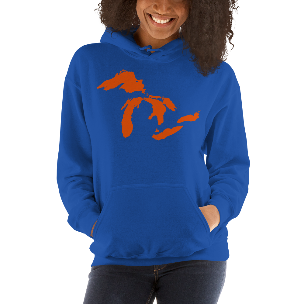 Great Lakes Hoodie (Maple Leaf Orange) | Unisex Standard