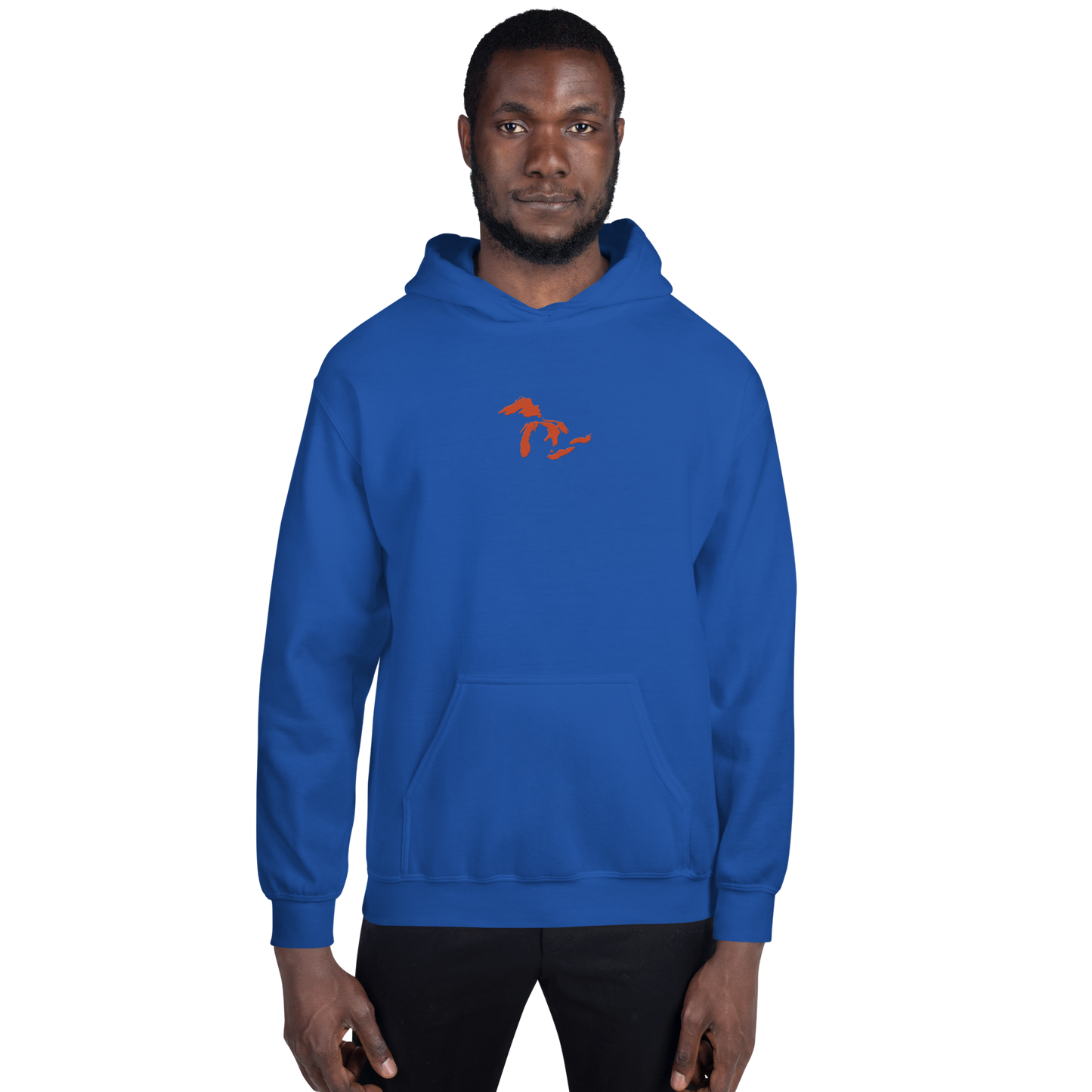 Great Lakes Hoodie (Maple Leaf Orange) | Unisex Standard - Emb.