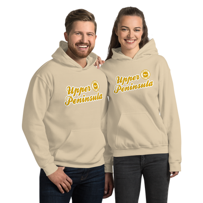 'Upper Peninsula EST. 1837' Hoodie (Gold Script Font) | Unisex Standard