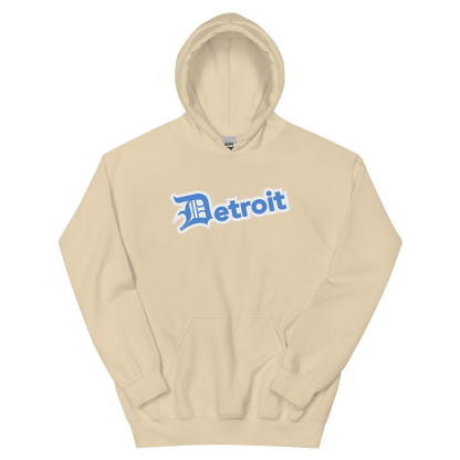 'Detroit' Hoodie (Azure w/ Old English 'D') | Unisex Standard