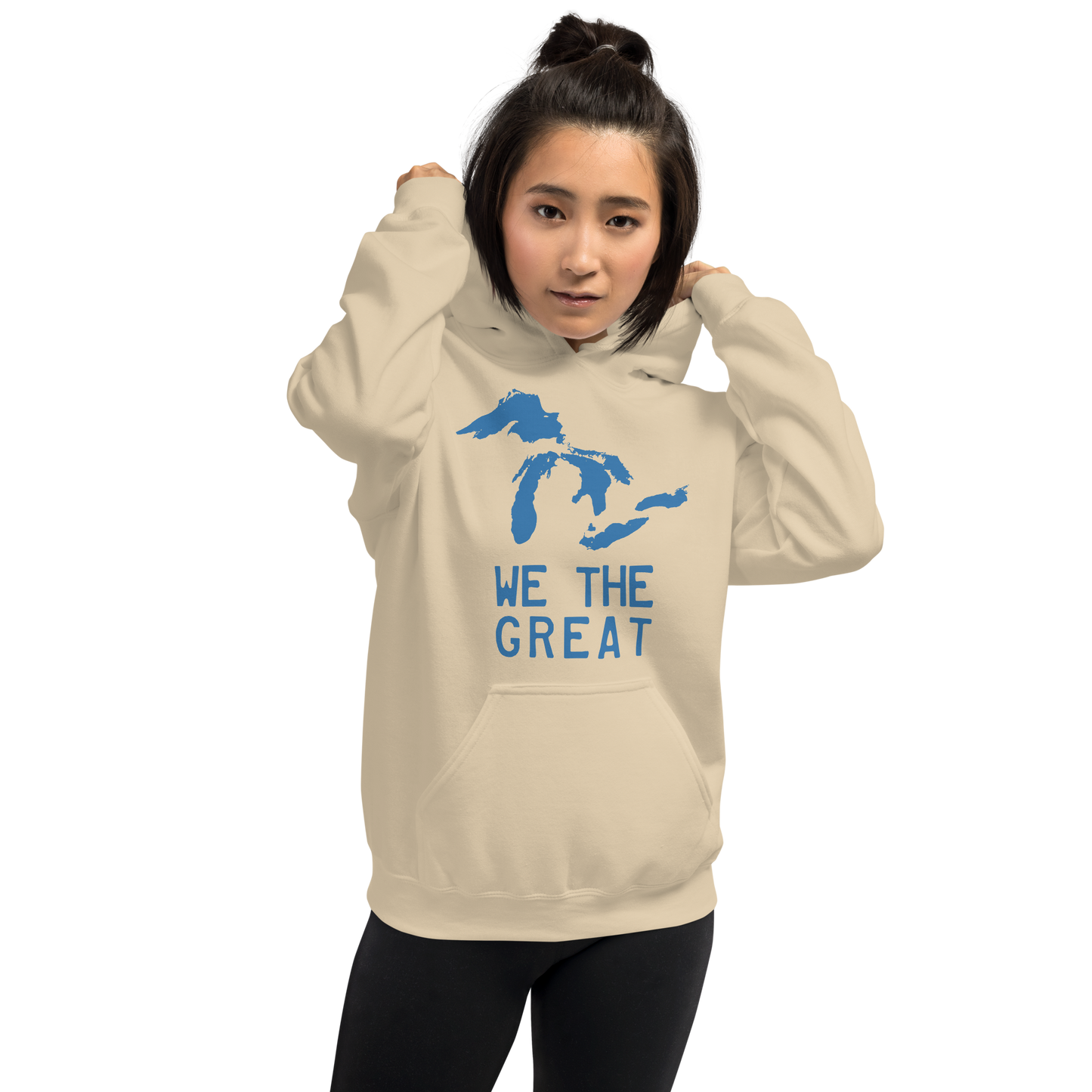 Great Lakes 'We the Great' Hoodie (Superior Blue) | Unisex Standard