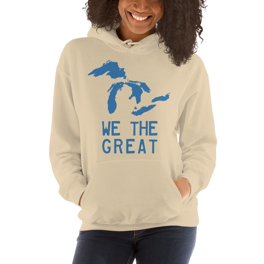 Great Lakes 'We the Great' Hoodie (Superior Blue) | Unisex Standard