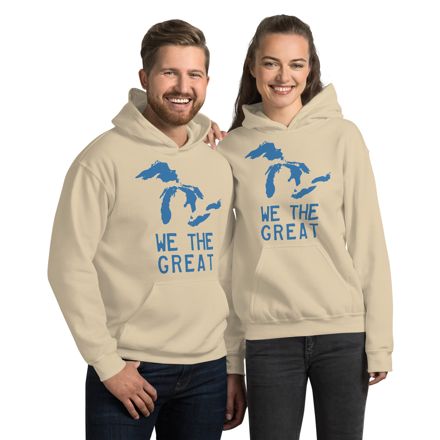 Great Lakes 'We the Great' Hoodie (Superior Blue) | Unisex Standard