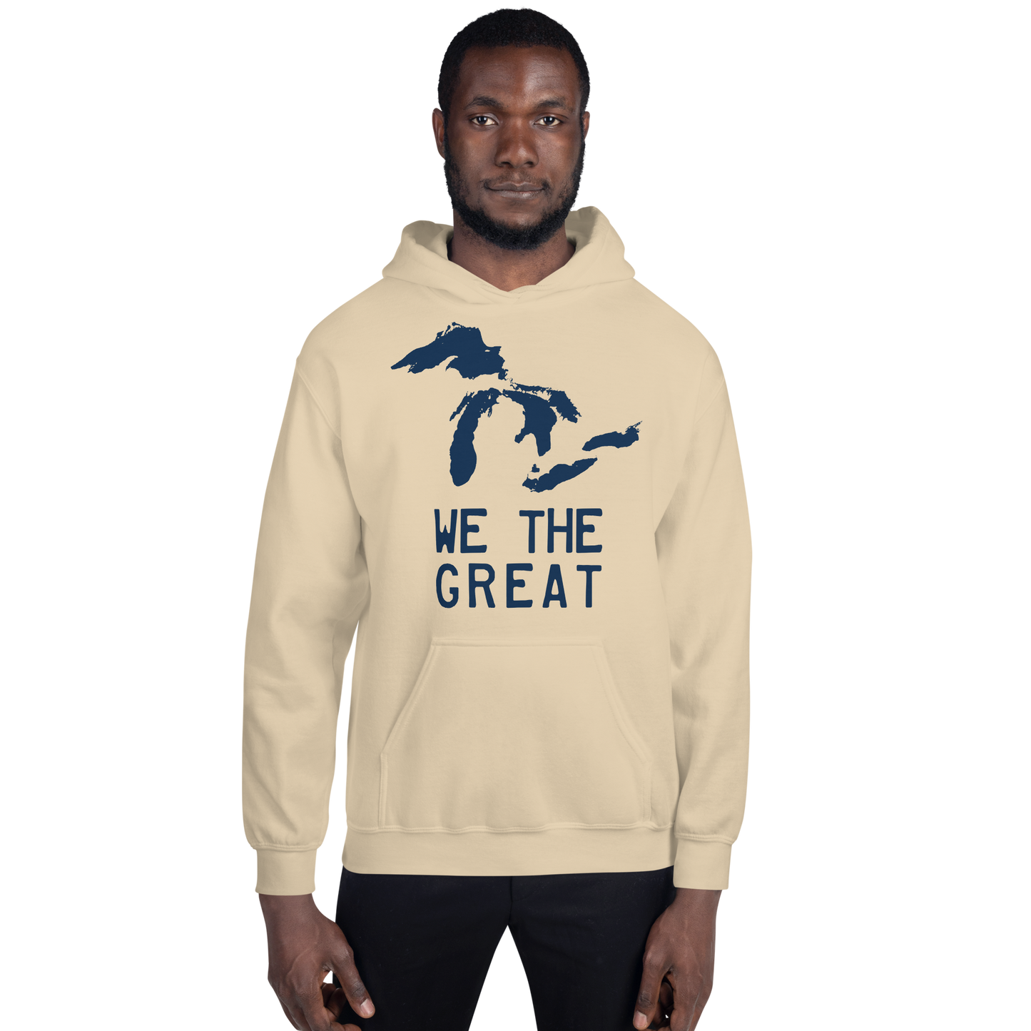 Great Lakes 'We the Great' Hoodie (Navy) | Unisex Standard