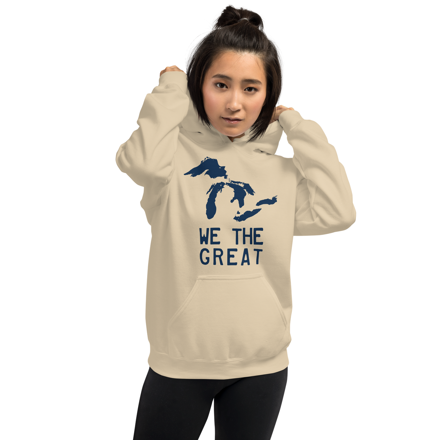 Great Lakes 'We the Great' Hoodie (Navy) | Unisex Standard