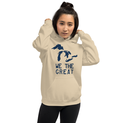 Great Lakes 'We the Great' Hoodie (Navy) | Unisex Standard