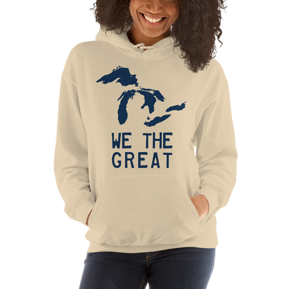 Great Lakes 'We the Great' Hoodie (Navy) | Unisex Standard