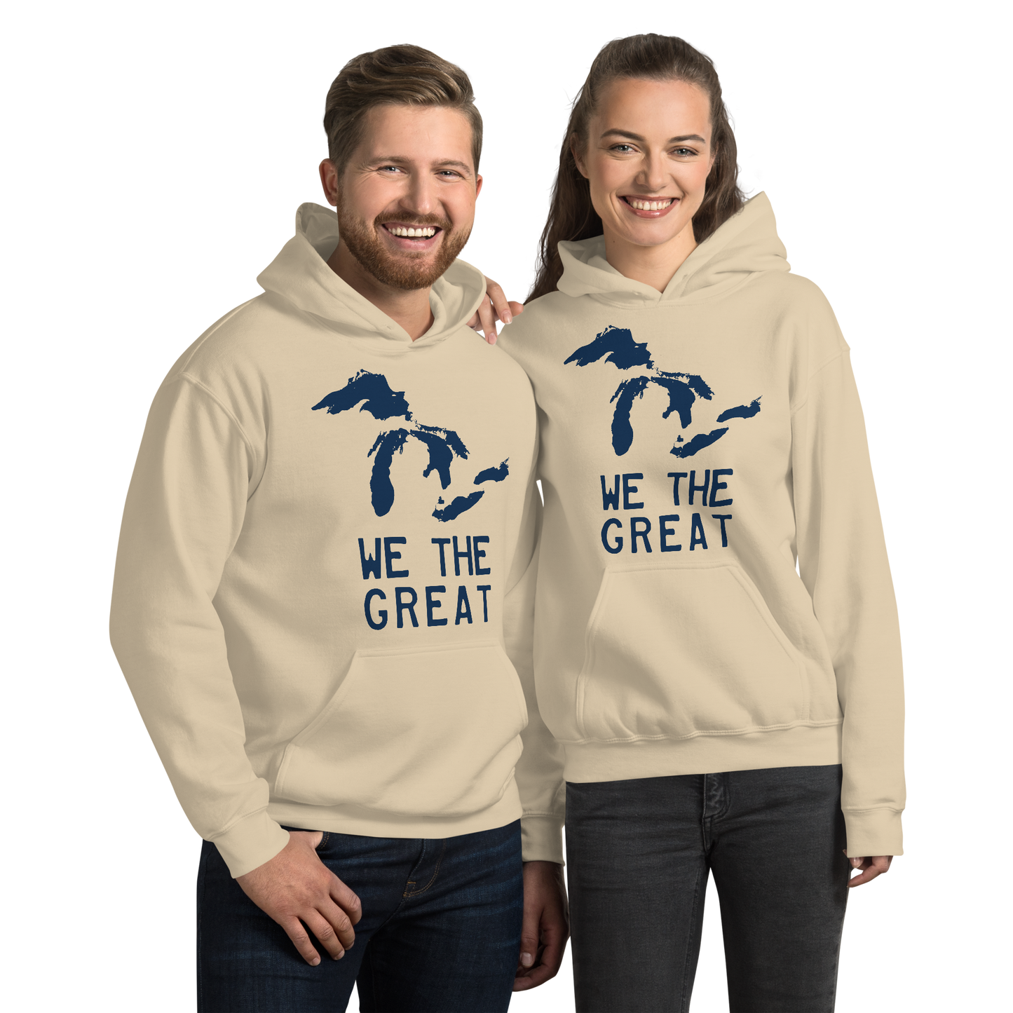 Great Lakes 'We the Great' Hoodie (Navy) | Unisex Standard