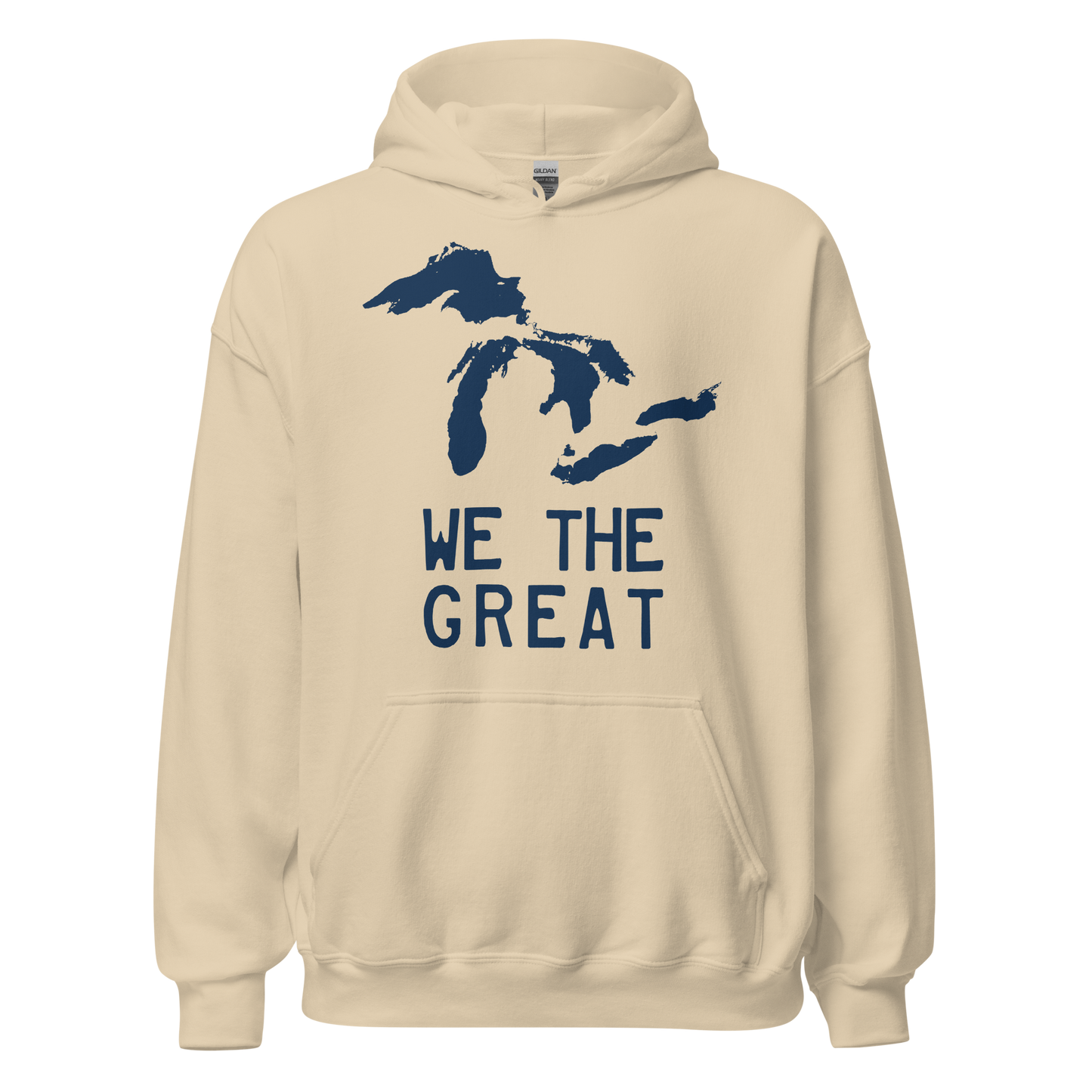 Great Lakes 'We the Great' Hoodie (Navy) | Unisex Standard