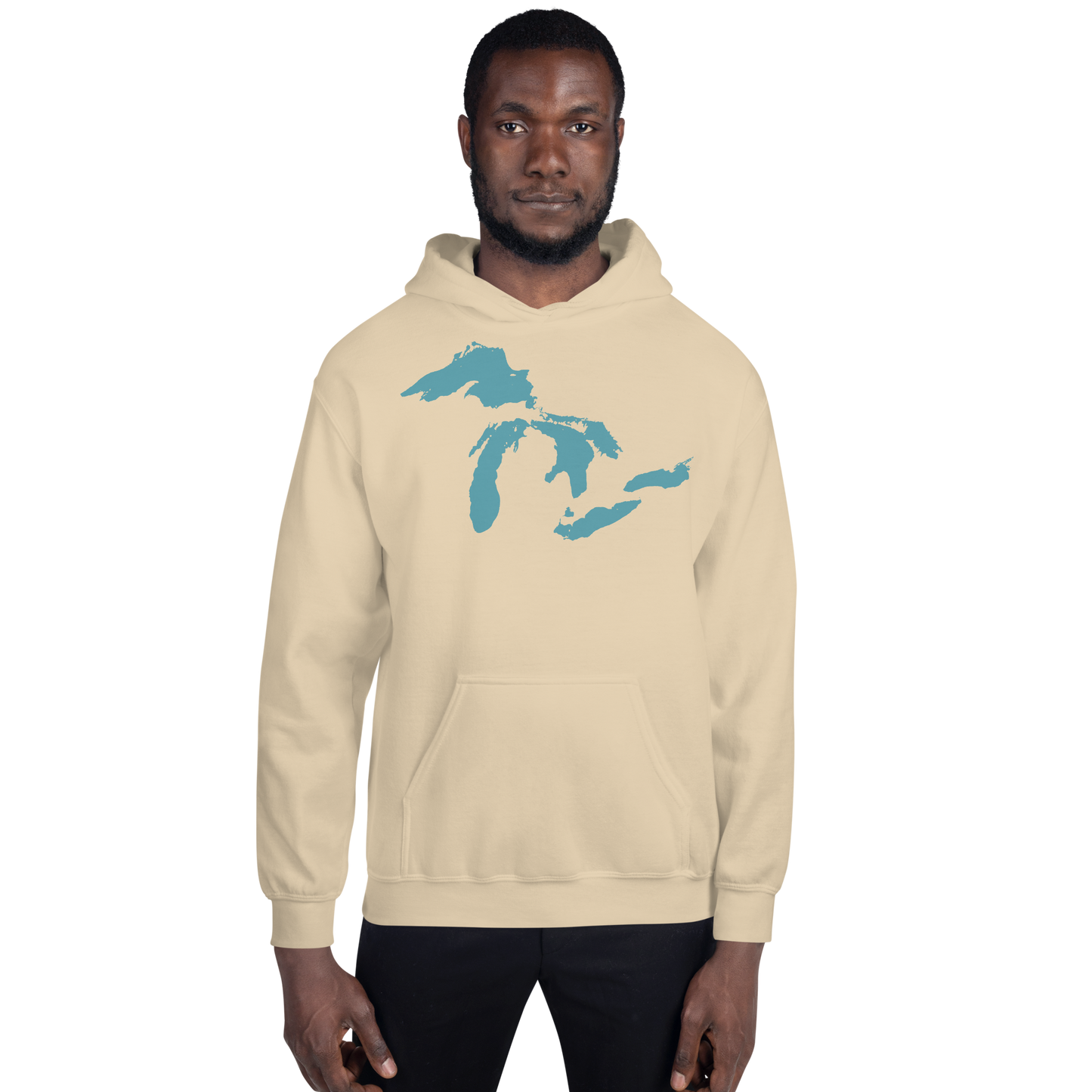 Great Lakes Hoodie (Huron Blue) | Unisex Standard